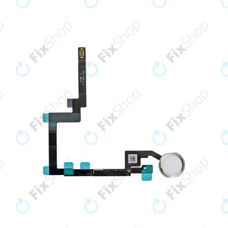 Apple iPad Mini 3 - Tipka Home + fleksibilni kabel (srebrni)