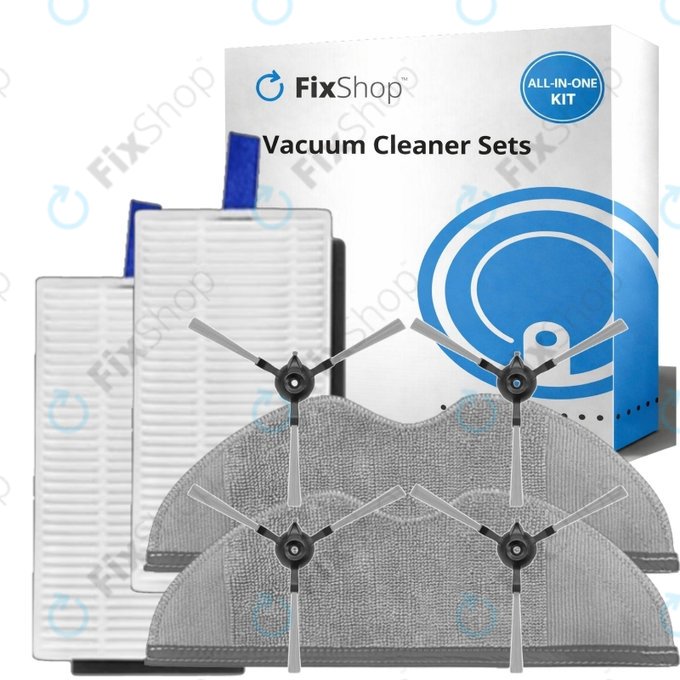 Set rezervnih dijelova za Xiaomi Robot Vacuum E5 (2x Filter, 4x Bočna četka, 2x Krpa za brisanje)