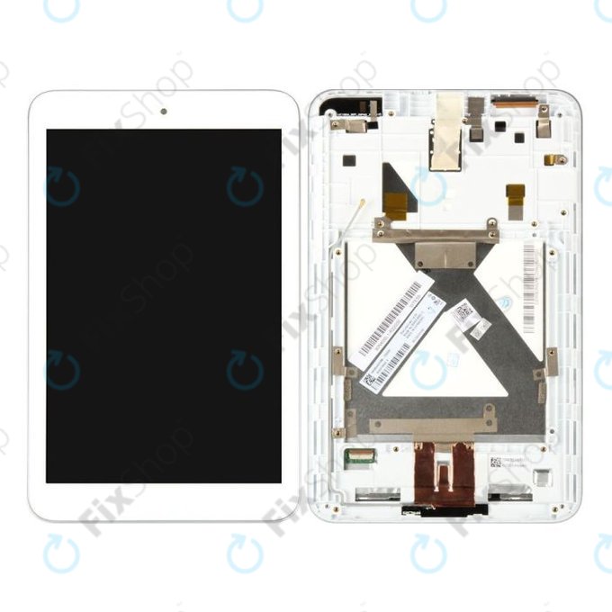 Asus MeMO Pad 8 ME181C, ME181CX - LCD zaslon + zaslon osjetljiv na dodir + okvir (bijeli)