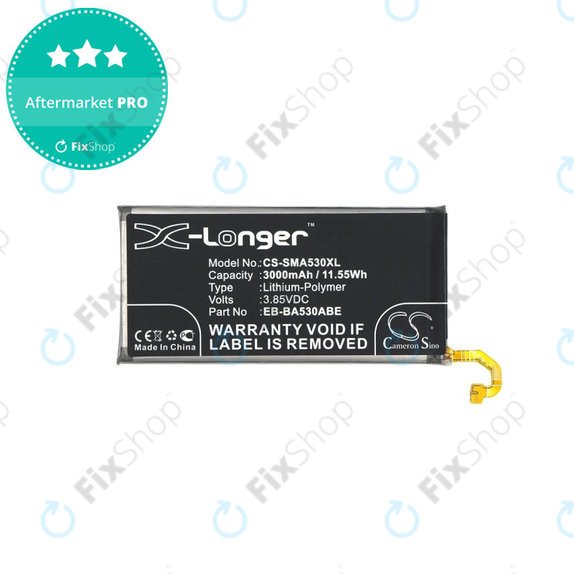 Baterija za  Samsung A8 A530F (2018), 3000mAh, Li-Pol, 3.85 V, EB-BA530ABE, HQ