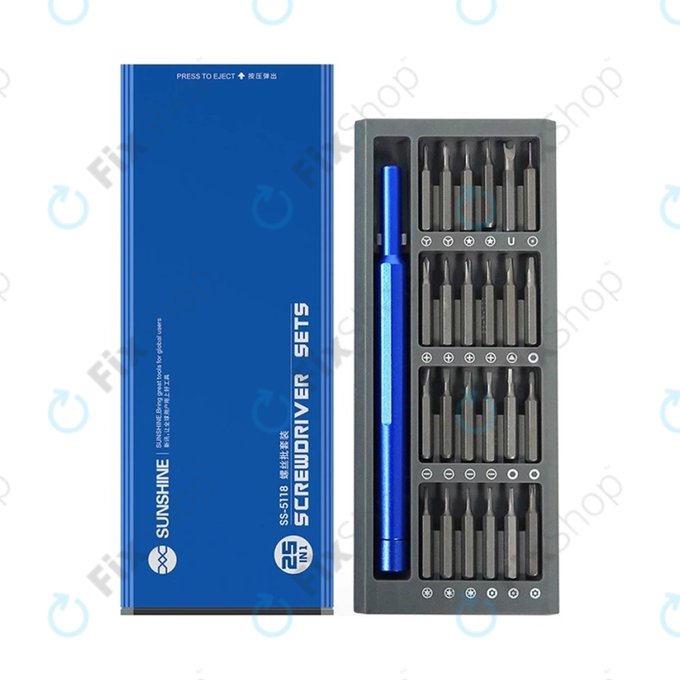 Sunshine SS-5118 - Set s odvijačem i nastavcima 25v1