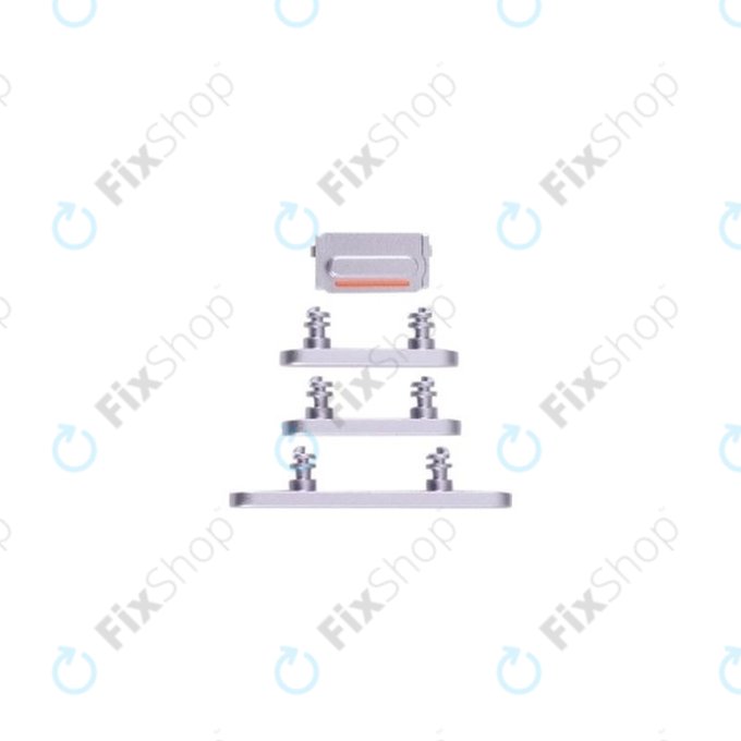 Apple iPhone 14 Pro Max - Bočne tipke (srebrne)