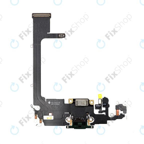 Apple iPhone 11 Pro - Konektor za punjenje + savitljivi kabel (zeleni)