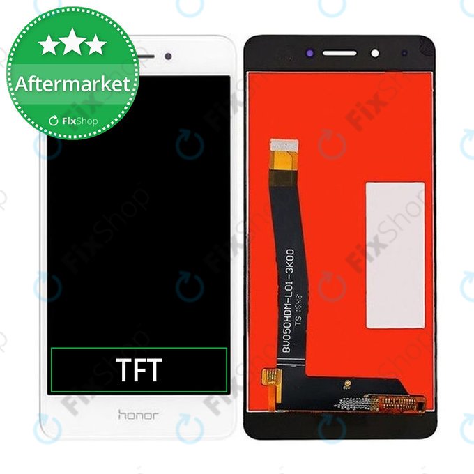 Huawei Nova Smart, Enjoy 6s, Honor 6c - LCD zaslon + zaslon osjetljiv na dodir (White) TFT