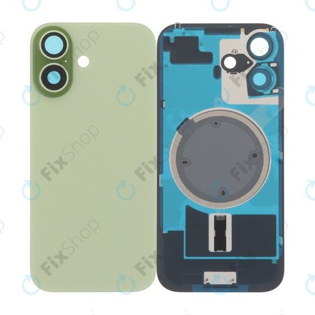 Apple iPhone 17 - Stražnje staklo kućišta + staklo kamere + metalni okvir + magsafe magnet (Sage)