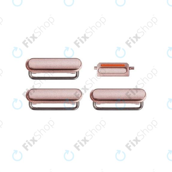 Apple iPhone 6S Plus - Set bočnih gumba - Napajanje + Glasnoća + Isključivanje zvuka (Rose Gold)