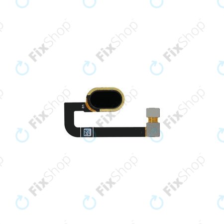 Motorola Moto G5S Plus XT1805 - Home tipka + fleksibilni kabel (crni)