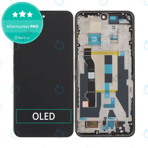 Nothing Phone (3a) Pro - LCD zaslon + zaslon osjetljiv na dodir + okvir (Black) OLED