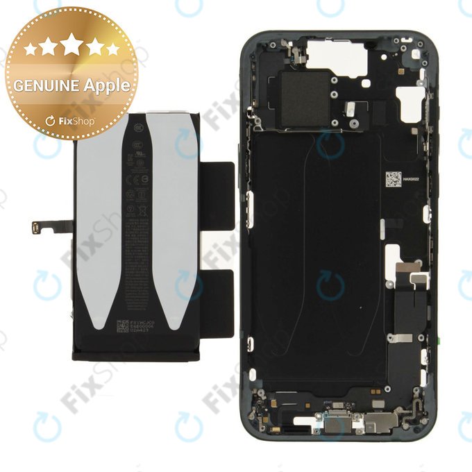 Srednji okvir s baterijom za iPhone 15 Plus | Black | ZD076-00674 | Genuine Apple