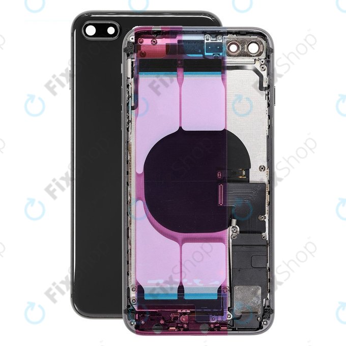 Apple iPhone 8 Plus - Stražnje Maska s malim dijelovima (Space Grey)