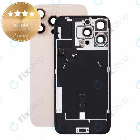 Staklo stražnjeg kućišta za iPhone 16 Pro Max, Desert Titanium, Pulled A