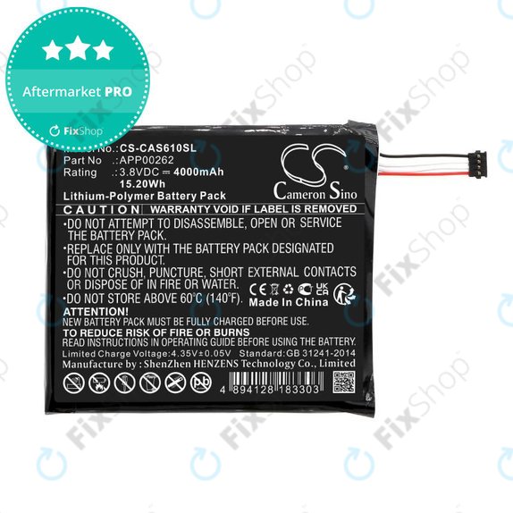 Baterija za CAT S61, 4000mAh, Li-Pol, 3.8V, APP00262, HQ