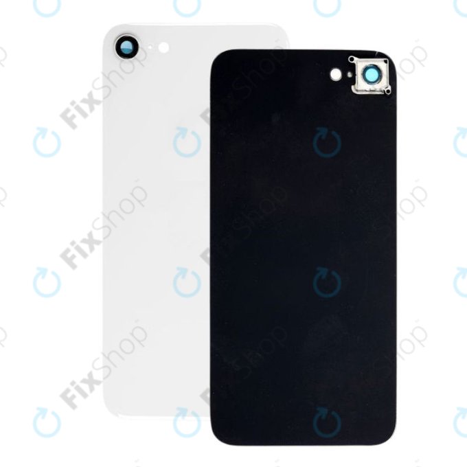 Apple iPhone SE (2. generacija 2020.) - Staklo stražnjeg kućišta + leća kamere (bijelo)