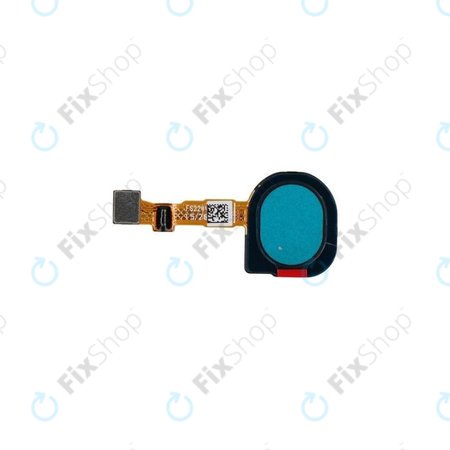 Samsung Galaxy M11 M115F - Senzor otiska prsta + savitljivi kabel (metalik plava) - GH81-18751A originalni servisni paket