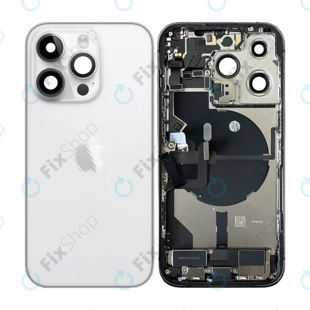 Apple iPhone 14 Pro - Stražnje Maska s malim dijelovima (srebrno)