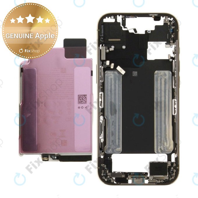Srednji okvir s baterijom za iPhone 17 Air | Gold | ZD076-00718 | Genuine Apple