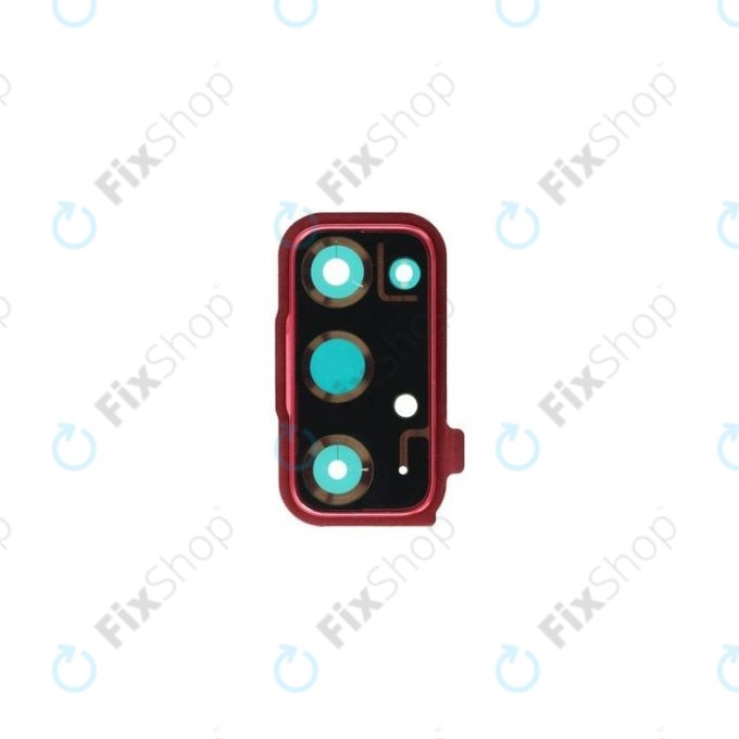 Samsung Galaxy S20 FE G780F - Stakleni okvir stražnje kamere (Cloud Red) - GH98-46057E Originalni servisni paket