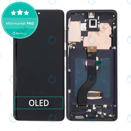 Samsung Galaxy S21 Plus G996B - LCD zaslon + zaslon osjetljiv na dodir + okvir (Phantom Black) OLED