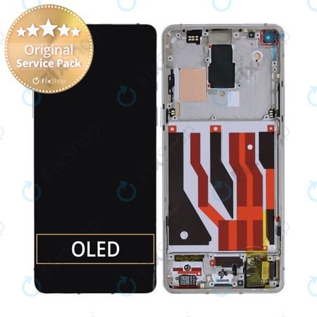 OnePlus 8 - LCD zaslon + zaslon osjetljiv na dodir + okvir (Interstellar Glow) - 2011100174 Originalni servisni paket