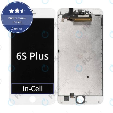Apple iPhone 6S Plus - LCD zaslon + zaslon osjetljiv na dodir + okvir (bijeli) In-Cell FixPremium