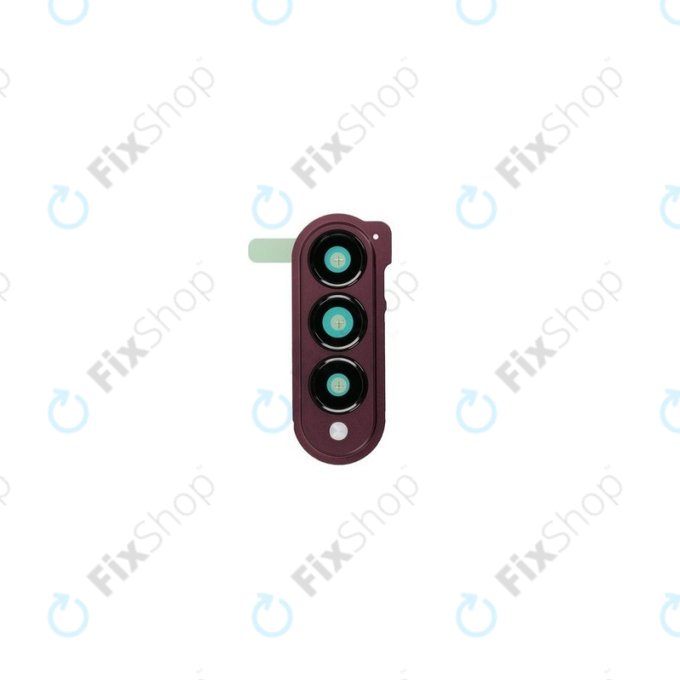 Samsung Galaxy Z Fold 4 F936B - Stakleni okvir stražnje kamere (bordo) - GH82-29698D Originalni servisni paket