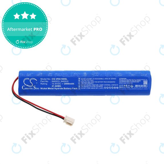 Baterija za Velux Rollladen Antrieb, Solar Rollladen, 2000mAh, Ni-MH, 10.8V, 946933, HQ