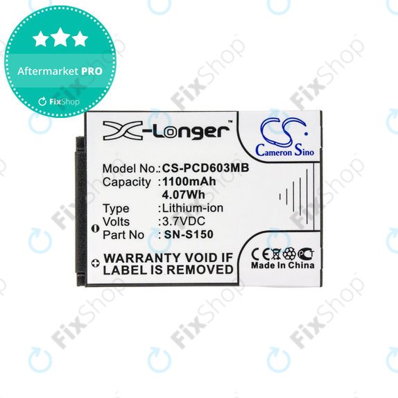 Baterija za Philips SCD 603, 1100mAh, Li-ion, 3.7V, SN-S150, HQ