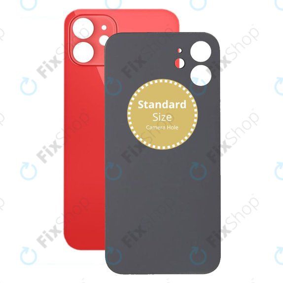 Apple iPhone 12 - Stražnje staklo kućišta (crveno)