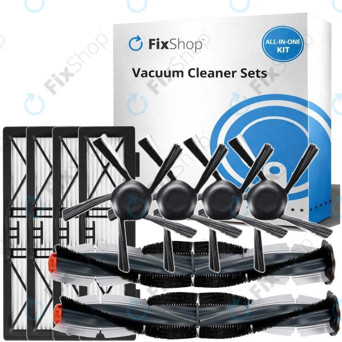 Set rezervnih dijelova za Neato Botvac D3, D4, D5, D6, D7 (2x Glavna četka, 4x Filter, 4x Bočna četka)