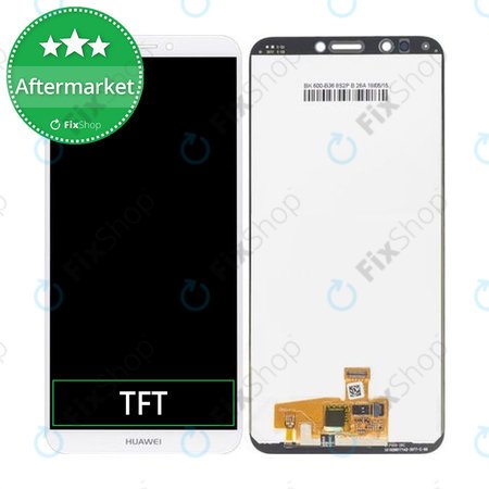 Huawei Y7 Prime (2018) - LCD zaslon + zaslon osjetljiv na dodir (White) TFT