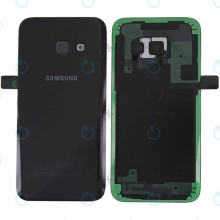 Samsung Galaxy A3 A320F (2017) - Poklopac baterije (crni) - GH82-13636A Originalni servisni paket
