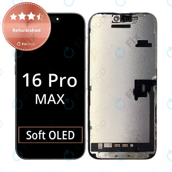 Zaslon za iPhone 16 Pro Max, Dodirni ekran s okvirom, Refurbished