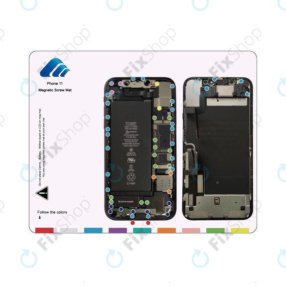 Magnetska podloga za vijke za iPhone 11