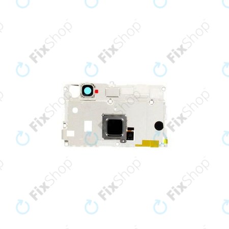 Huawei P9 Lite - Srednji okvir + senzor otiska prsta (crni) - 02350TMR