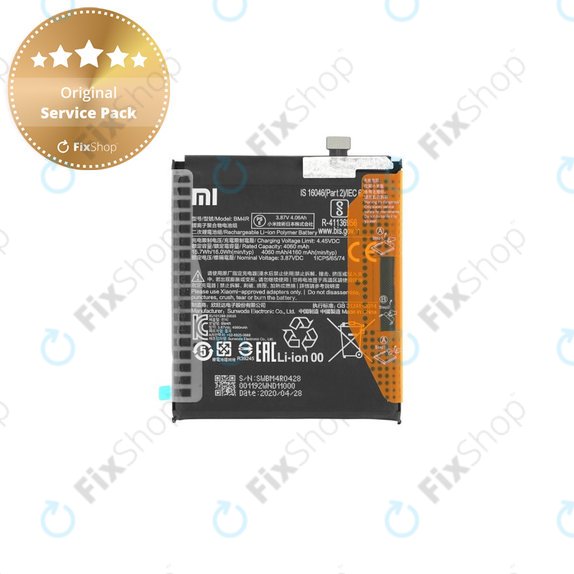 Xiaomi Mi 10 Lite M2002J9G - Baterija BM4R 3900mAh - 460200001C5Z Originalni servisni paket