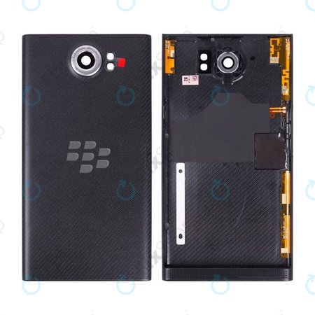 Blackberry Priv - Poklopac baterije + leća stražnje kamere (crna)