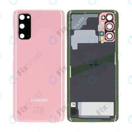Samsung Galaxy S20 G980F - Poklopac baterije (Cloud Pink) - GH82-22068C, GH82-21576C Originalni servisni paket