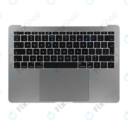 Apple MacBook Pro 13" A1708 (kasno 2016. - Sredina 2017.) - Gornji okvir tipkovnice + Tipkovnica UK + Mikrofon + Trackpad + Zvučnici (Space Gray)