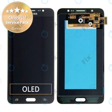 Samsung Galaxy J7 J710FN (2016) - LCD zaslon + zaslon osjetljiv na dodir (crni) - GH97-18855B Originalni servisni paket