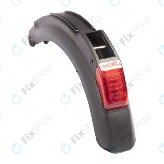 Kugoo S3 - Stražnji blatobran + svjetlo + priključni kabel (Black)