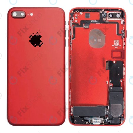 Apple iPhone 7 Plus - Stražnje Maska s malim dijelovima (crveno)