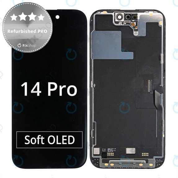 Apple iPhone 14 Pro - LCD zaslon + zaslon osjetljiv na dodir + okvir Refurbished PRO