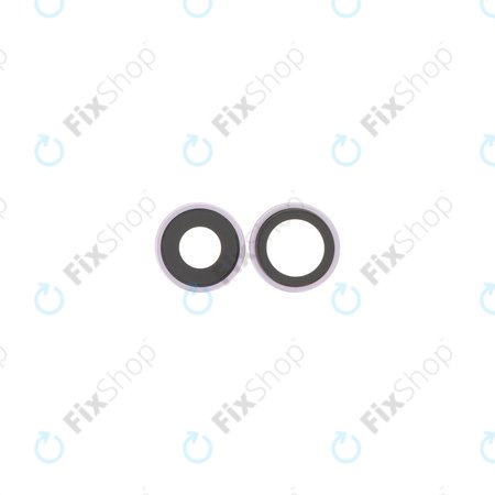 Apple iPhone 17 - Staklo zadnje kamere s okvirom (Lavender) - 2 kom