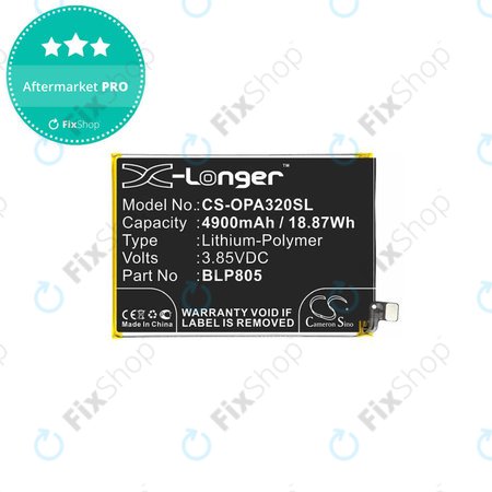 Oppo A32 PDVM00 - Baterija BLP805 4900mAh HQ