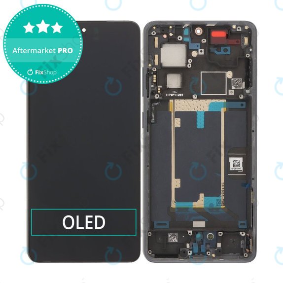 OnePlus 13R 5G CPH2645 - LCD zaslon + zaslon osjetljiv na dodir + okvir (Black) OLED