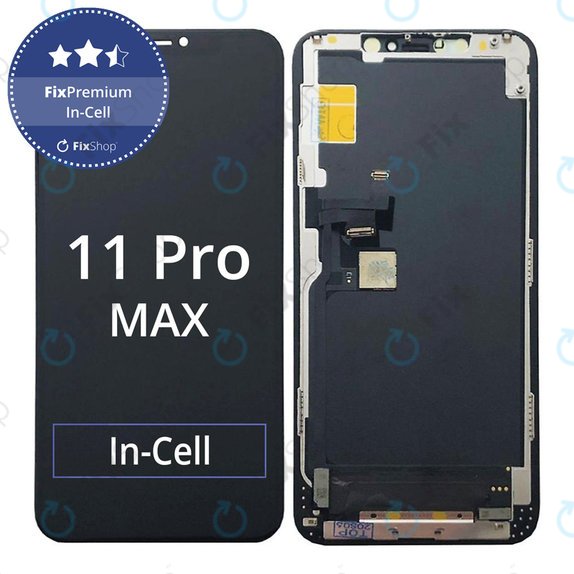 Zaslon In-Cell FHD za iPhone 11 Pro Max, Dodirni ekran s okvirom, FixPremium