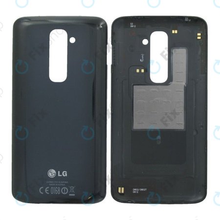 LG G2 D802 - Poklopac baterije (crni) - ACQ86750901 Originalni servisni paket