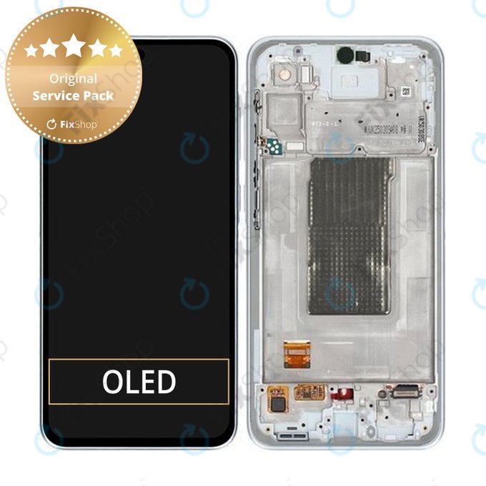 Samsung Galaxy A36 A366E - LCD zaslon + zaslon osjetljiv na dodir + okvir (Awesome Grey) - GH82-36841B Genuine Service Pack