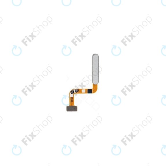 Samsung Galaxy M32 M325F - Senzor otiska prsta + fleksibilni kabel (bijeli) - GH96-14332C originalni servisni paket