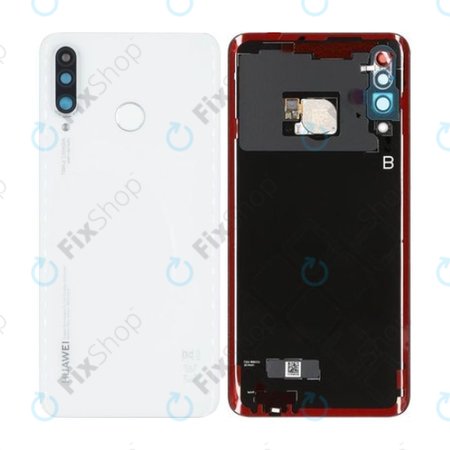 Huawei P30 Lite - Poklopac baterije (bijeli) - 02352RQB